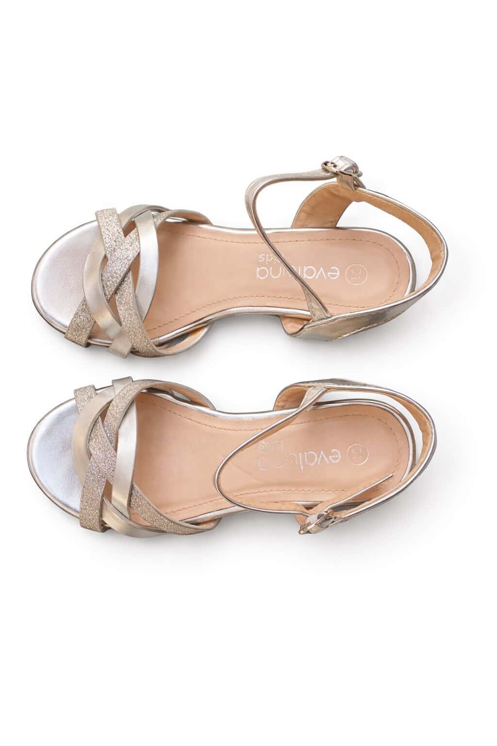 evaluna kids heel dres shoe(31) - Thumbnail 2