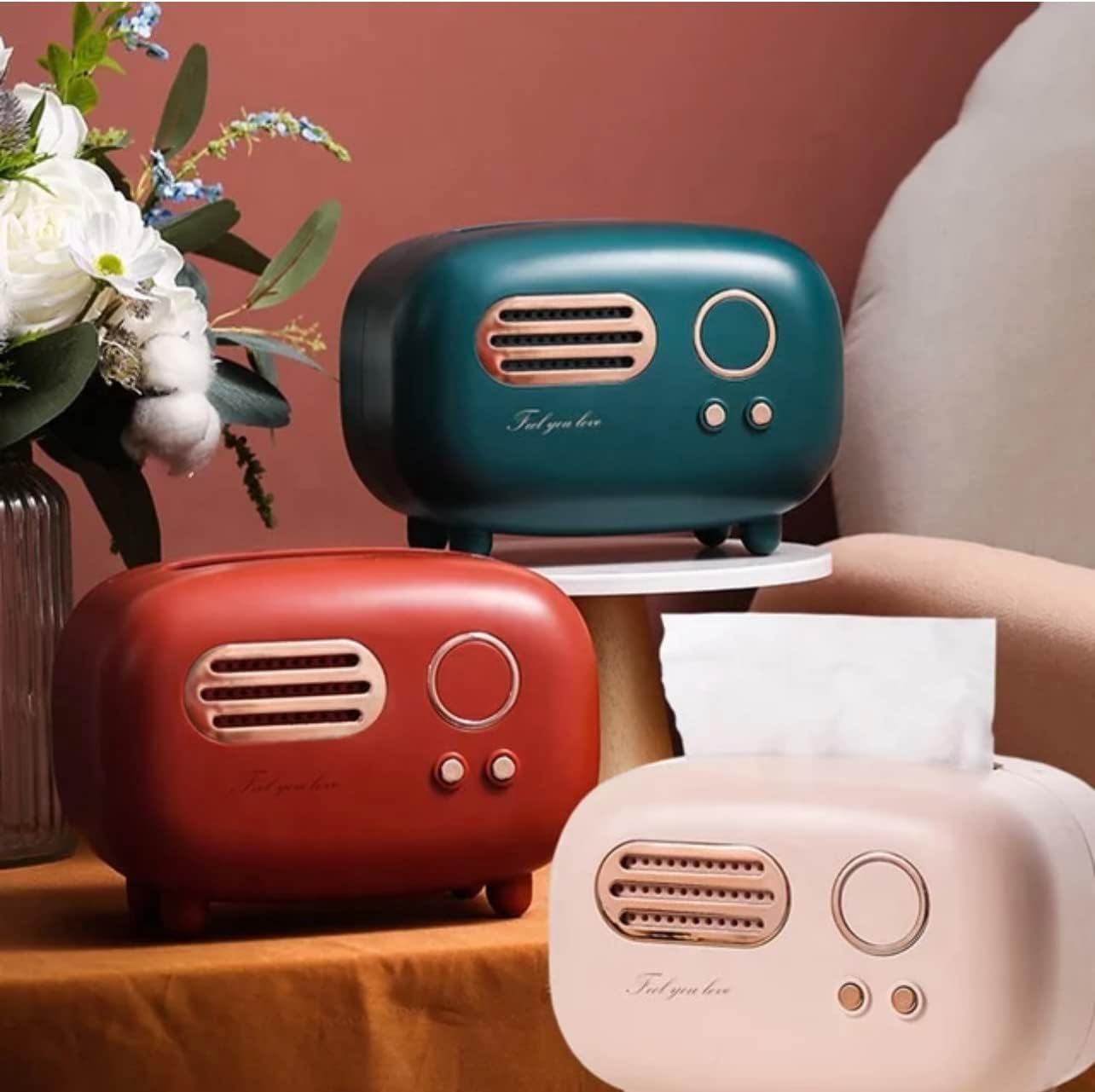 retro tissue box