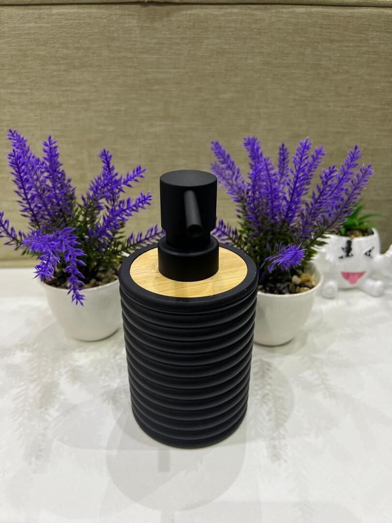 short round straight line  home and fun soap dispenser - Thumbnail 2
