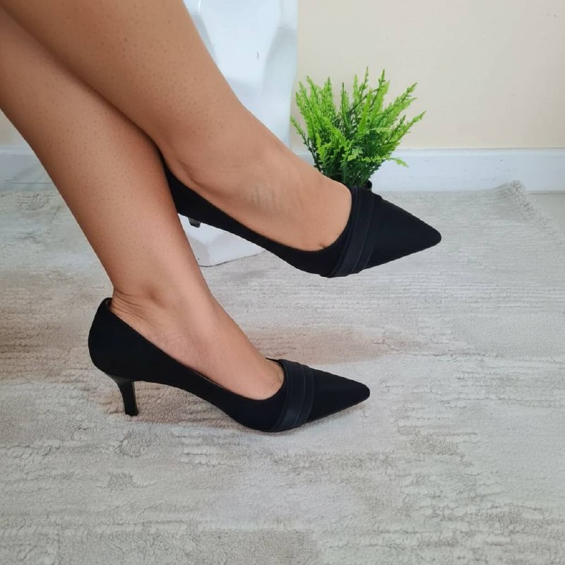 impo suede office heels 776-28 - black