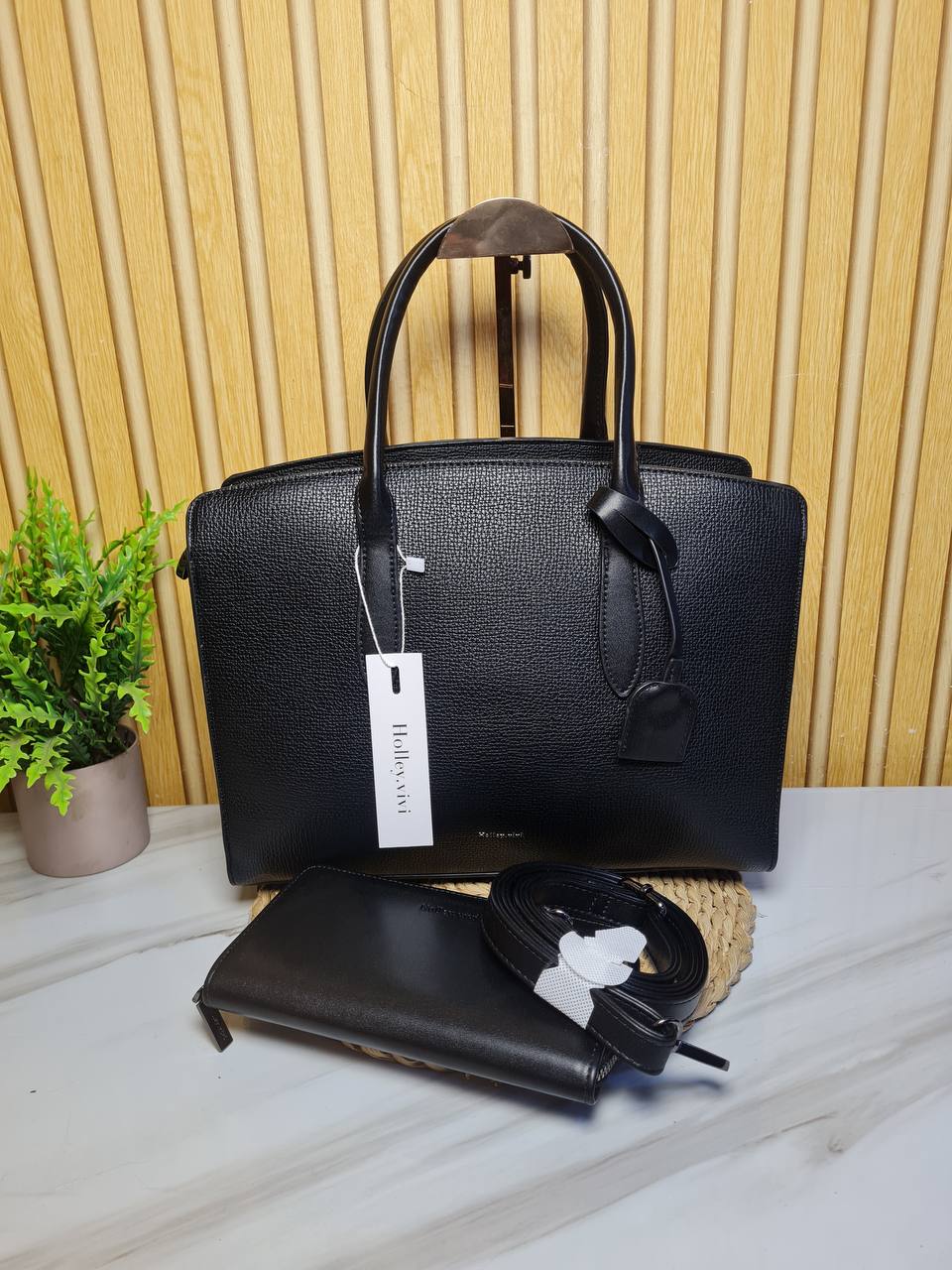 holly vivi 1120 handbag - black