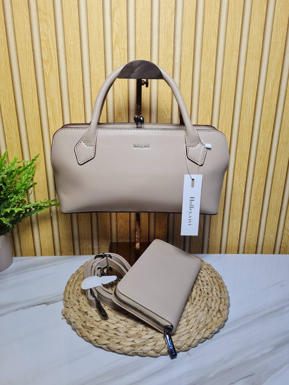 holly vivi medium bag 1022 - nude