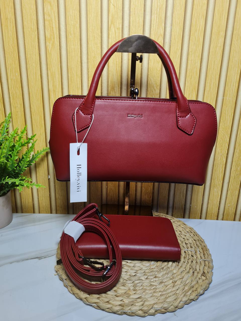 holly vivi medium bag 1022 - wine