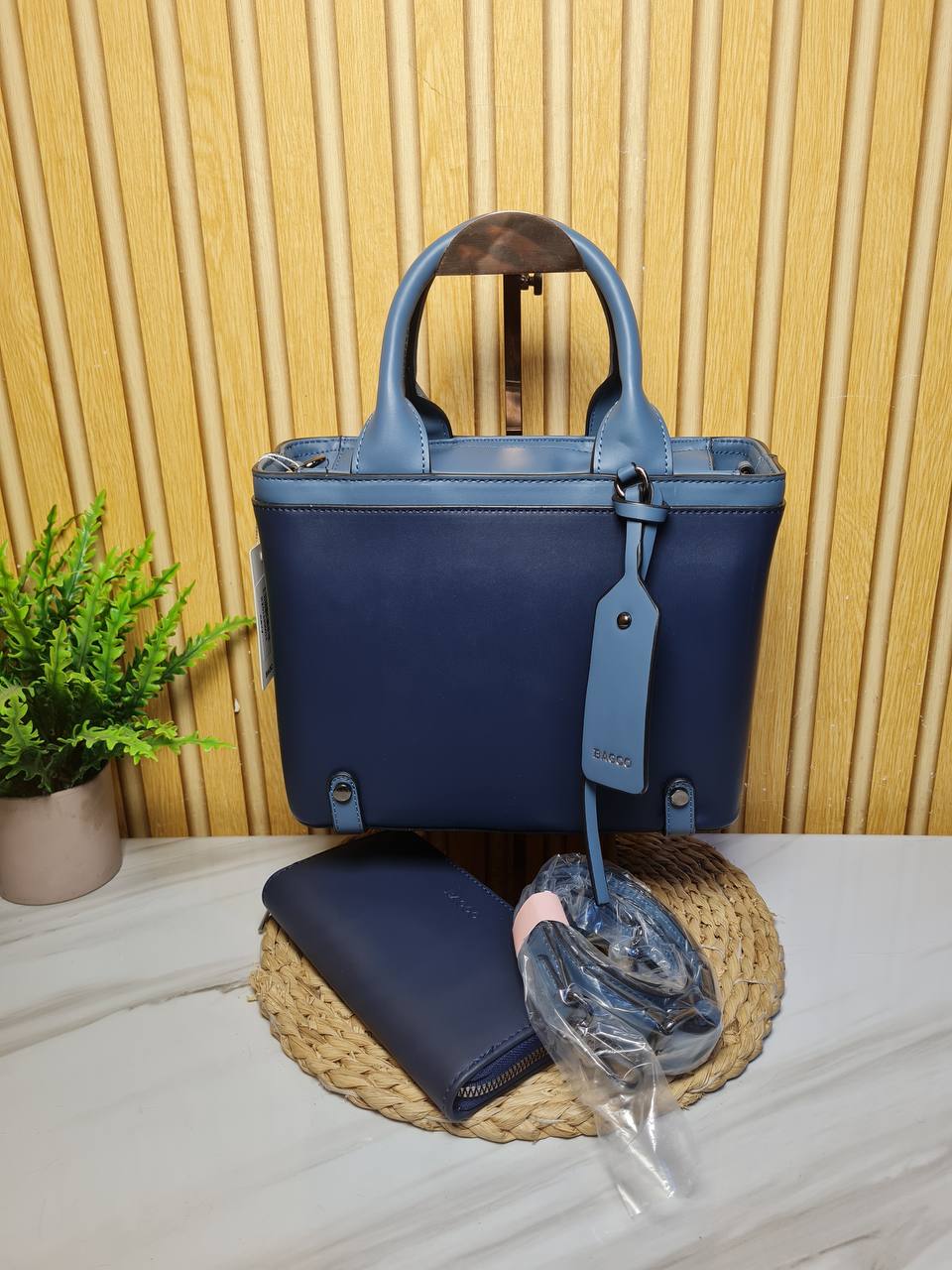 bagco box bag bx012506014n - blue