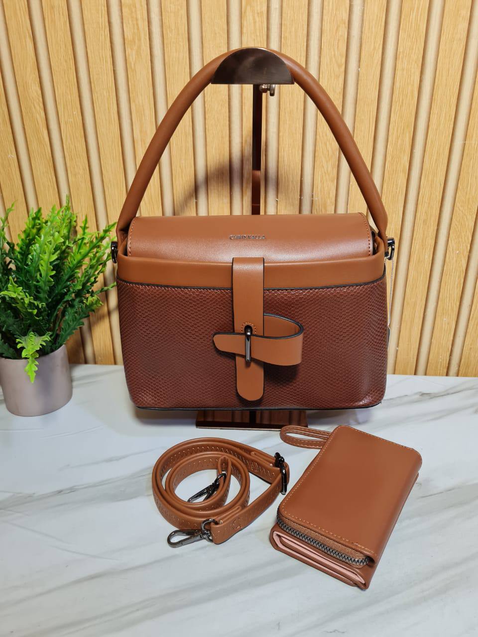 2 in 1 handbag s3261 - brown