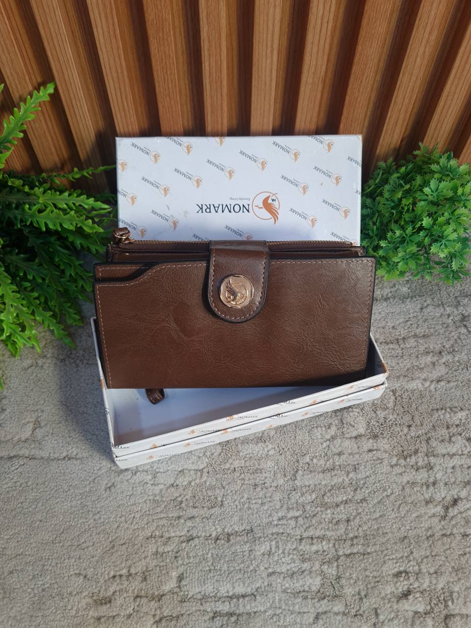 boxed wallet 2023 a1 - coffee brown
