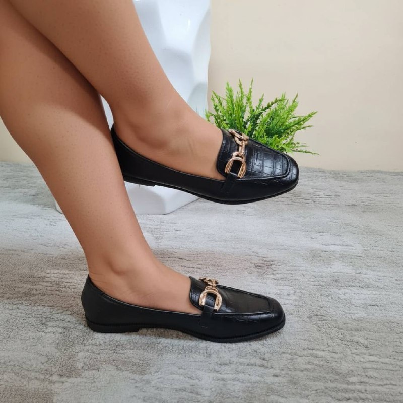 legit flat shoe - black