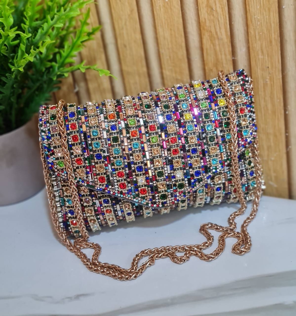 party purse lc - zs11021- multicolor