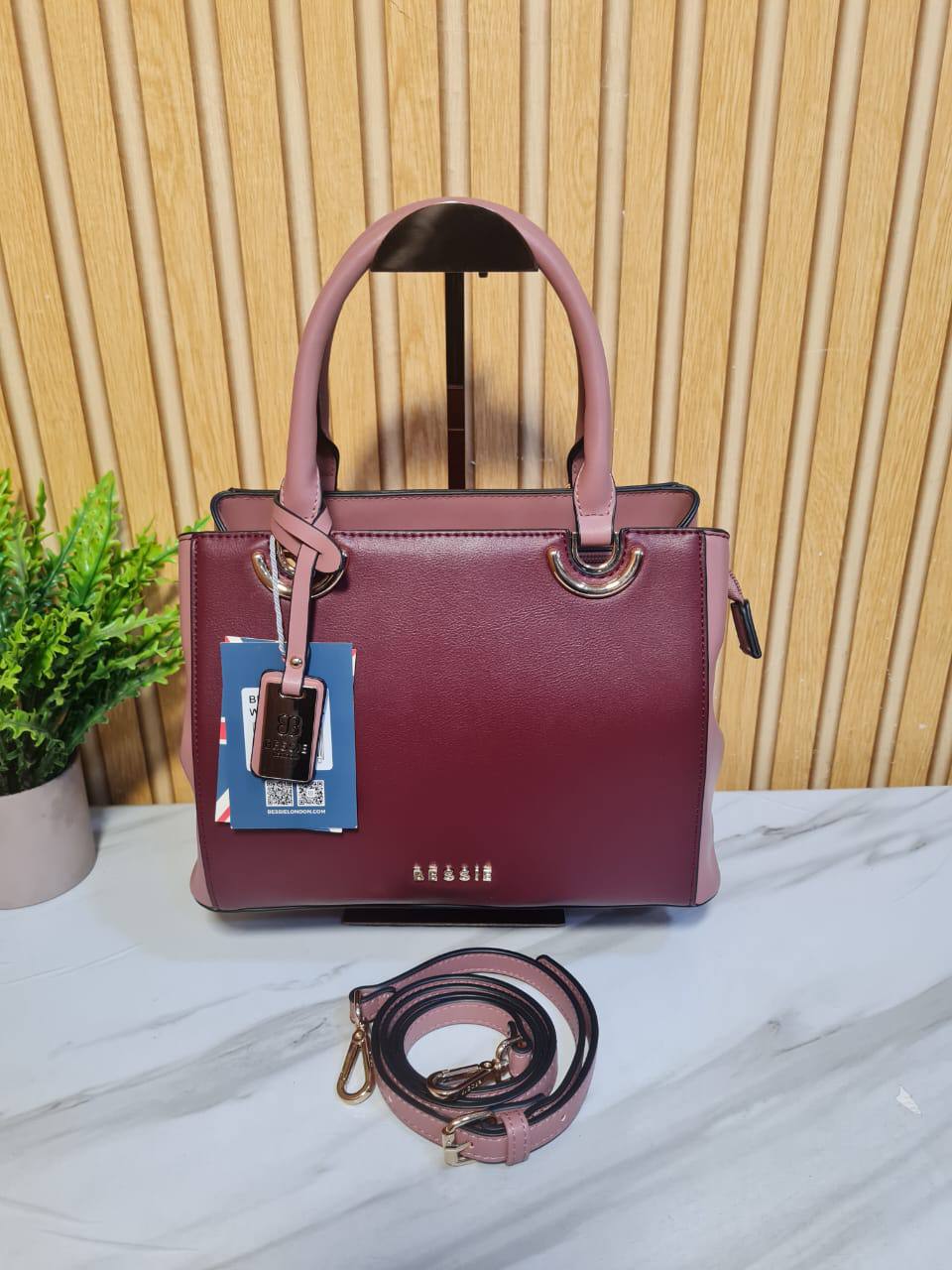 bessie handbag bb6404 - wine