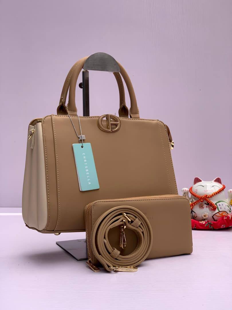 chrisbella handbag aa012503185 - beige