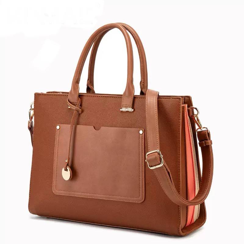 kinmac laptop handbag - brown