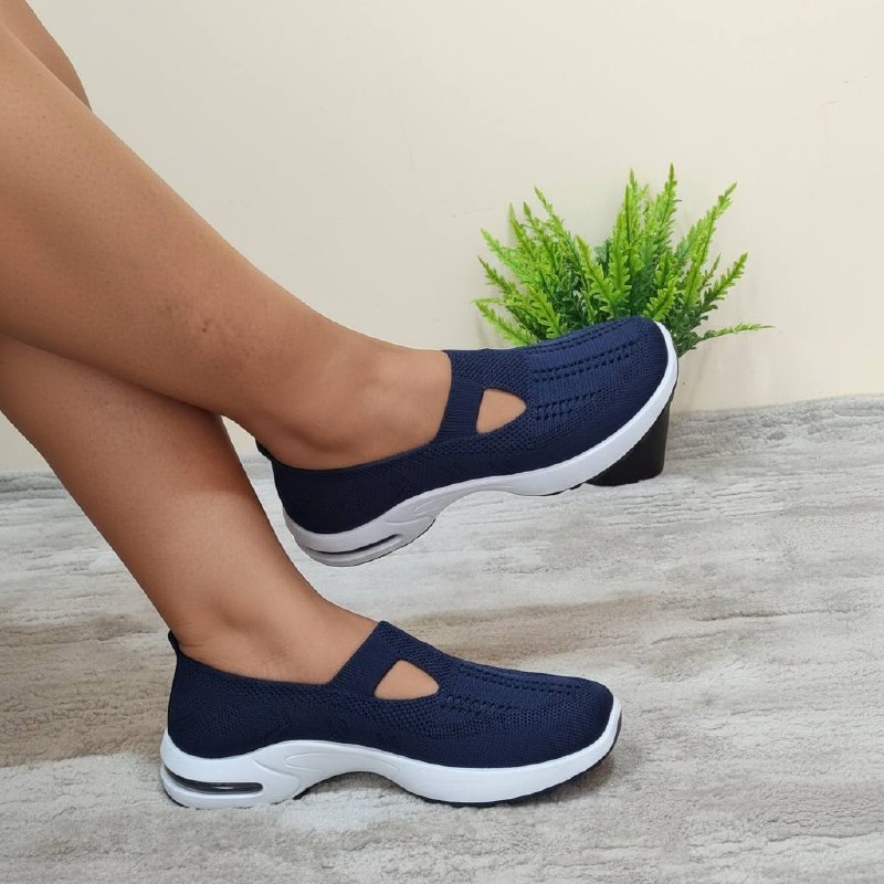 new fabric sneakers - navy blue