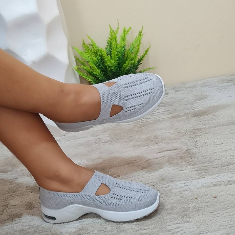 new fabric sneakers - grey