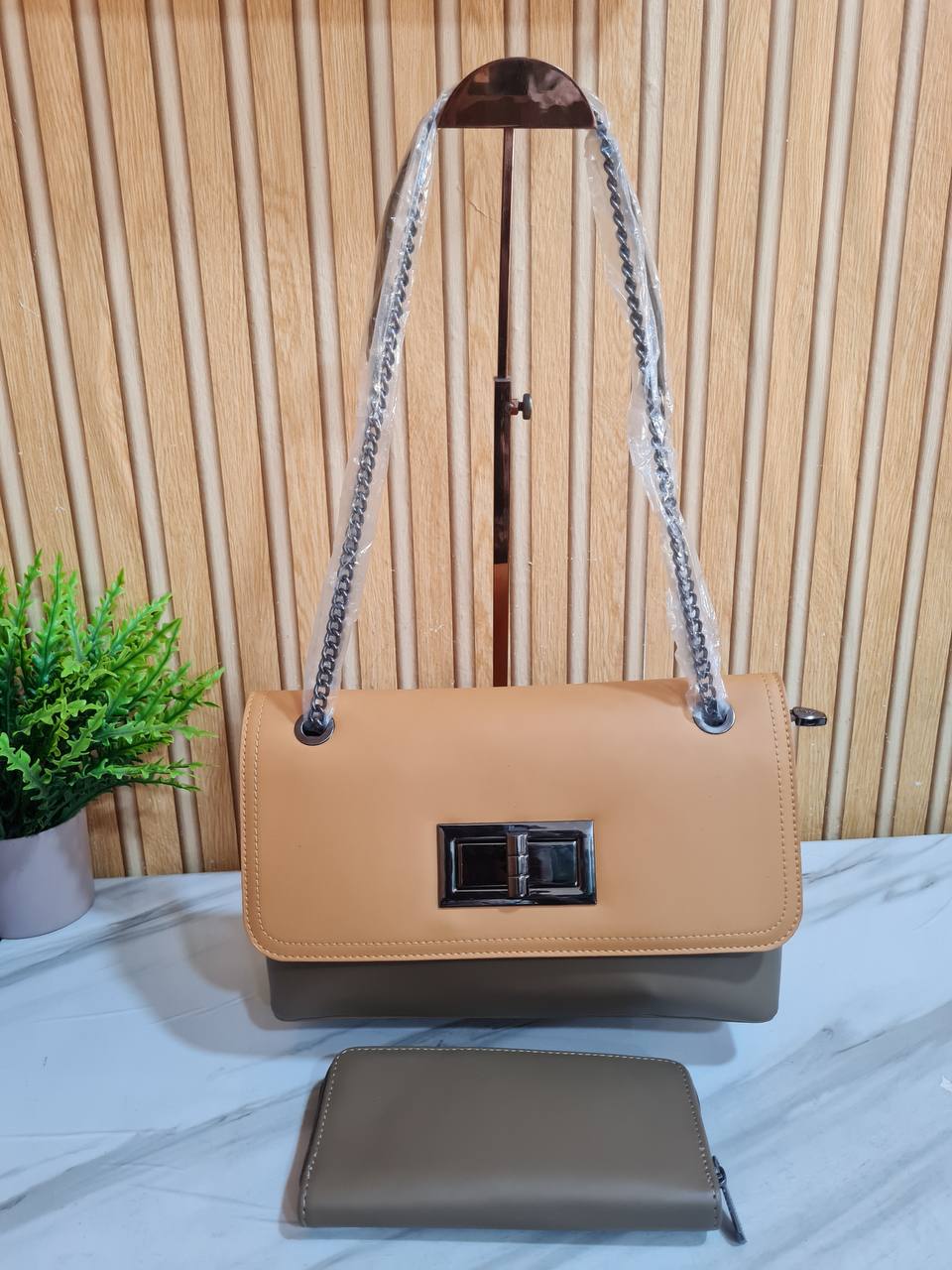 bagco handbag bx12501019 - mud 