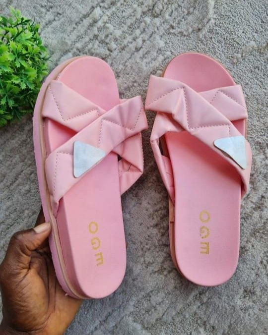 ego flat slippers - pink