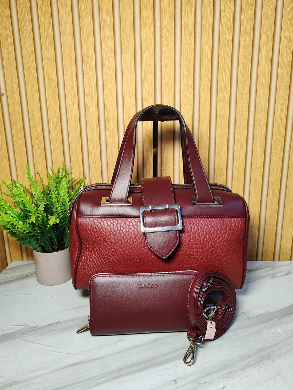 bagco handbag bx012507082n - wine