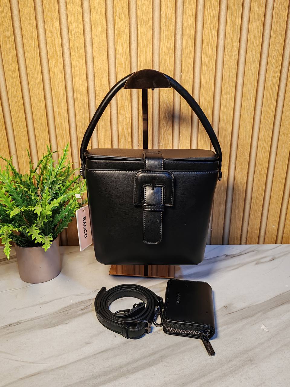 bagco handbag bx012508081 - black