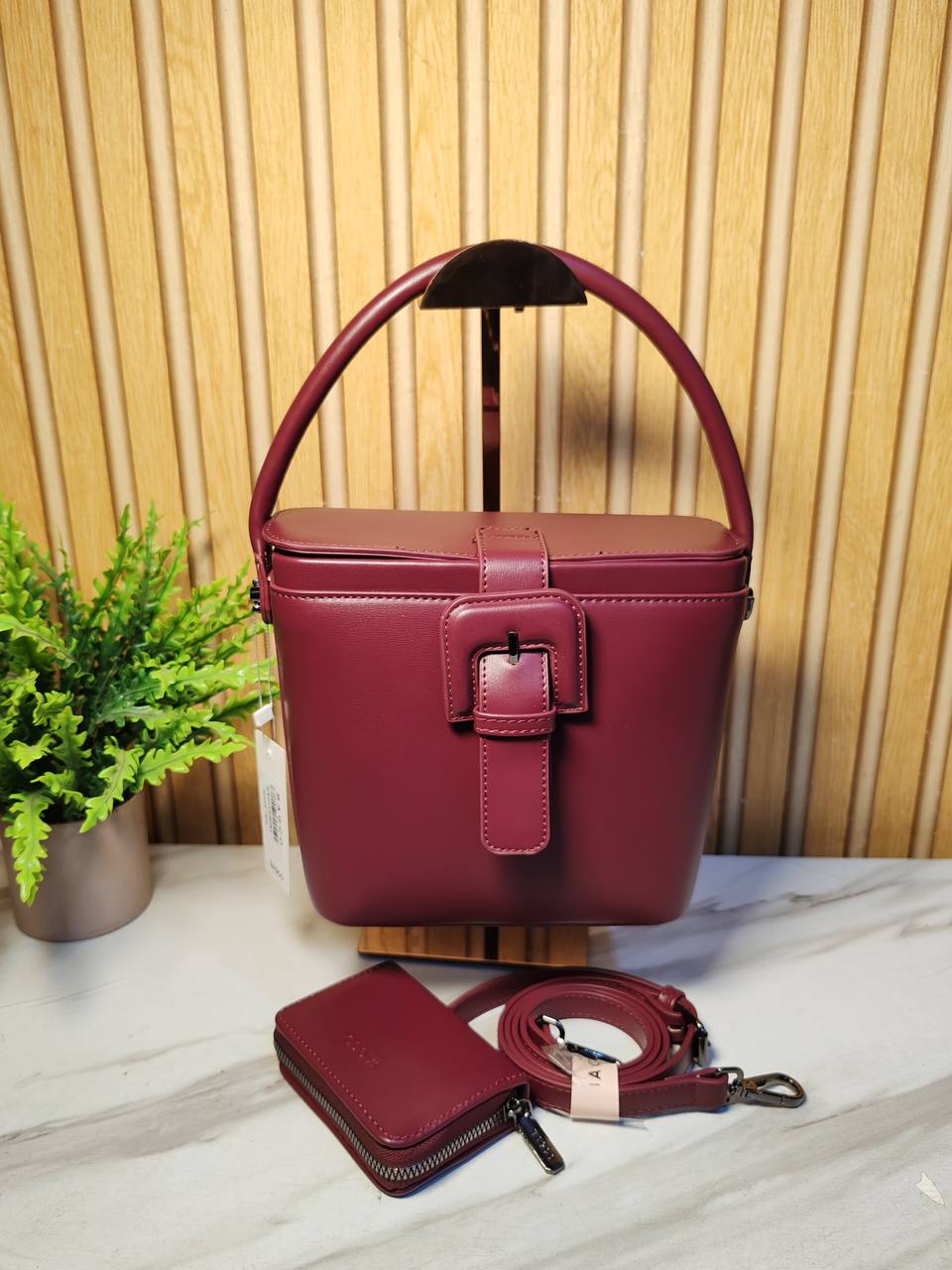 bagco handbag bx012508081 - maroon