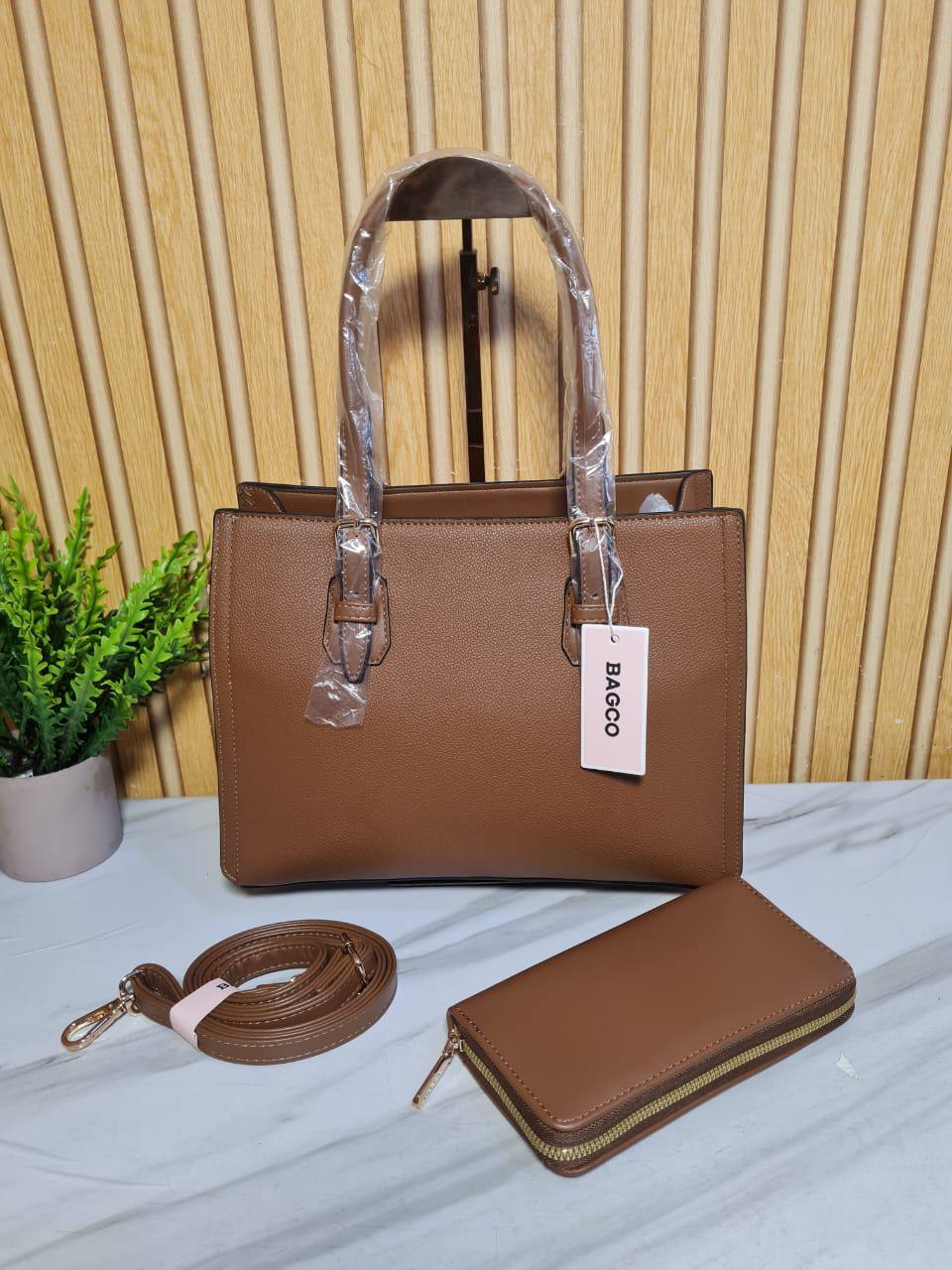 bagco handbag jf012503070 - brown