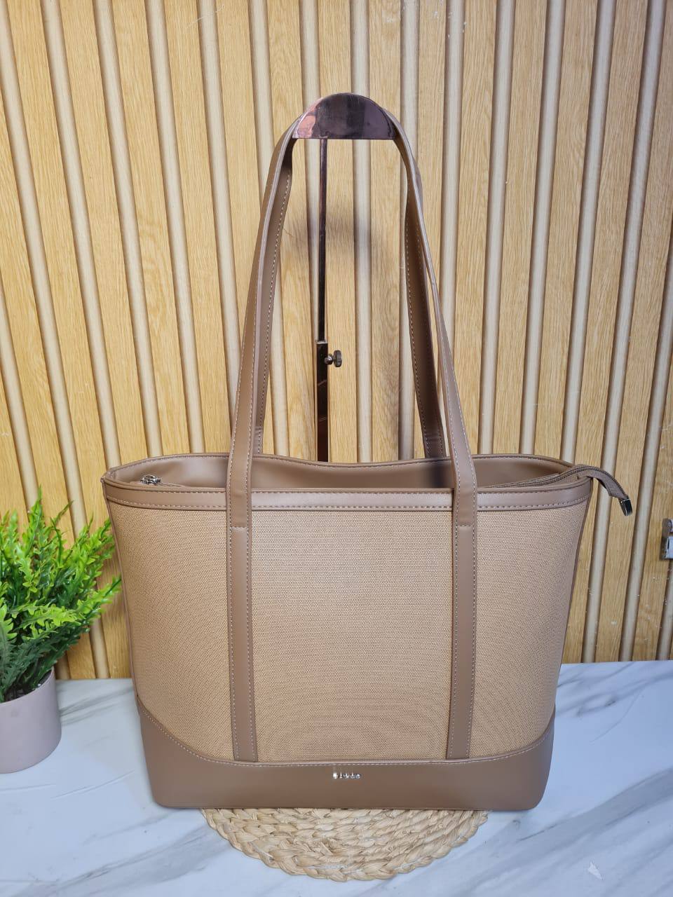bagco laptop handbag mr012509042 - beige