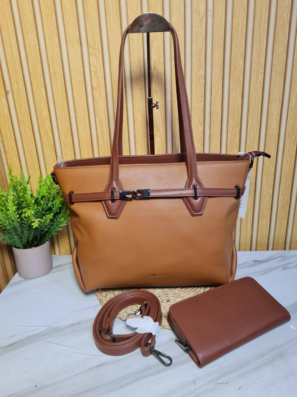 holly vivi tote n=bag 1092 - brown/coffee