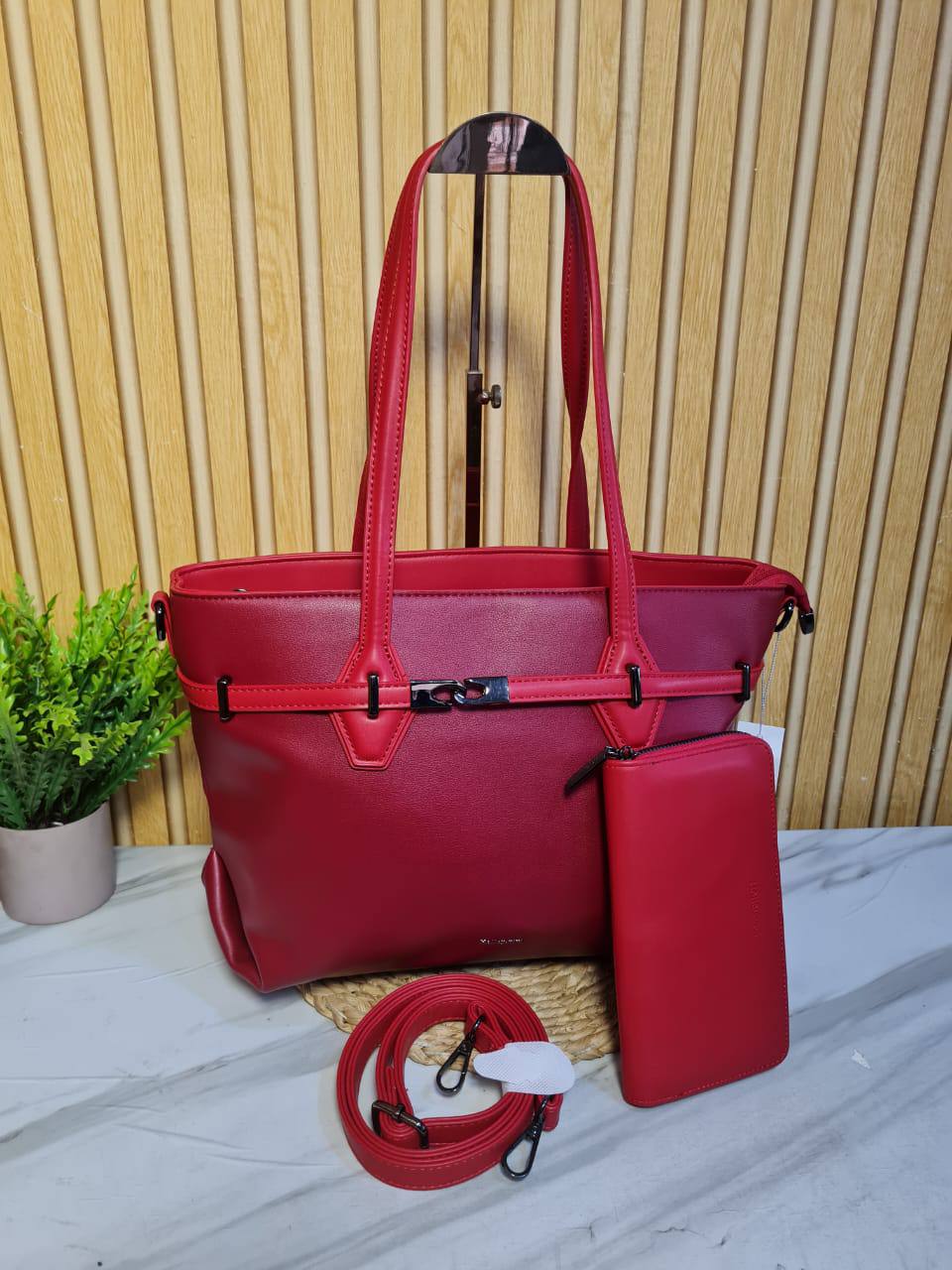 holly vivi tote n=bag 1092 - burgundy/red 