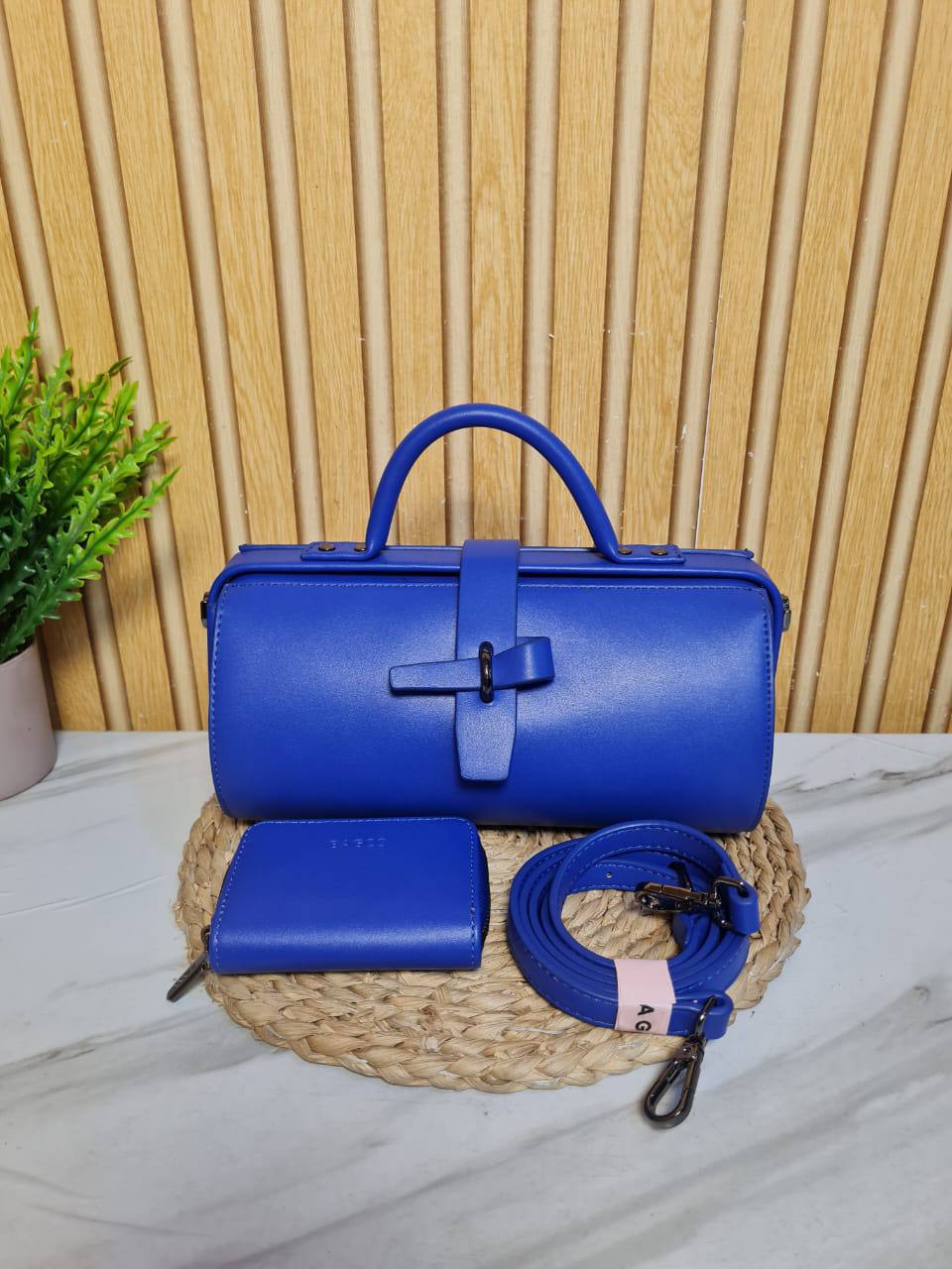 bagco handbag bx012508101 - blue