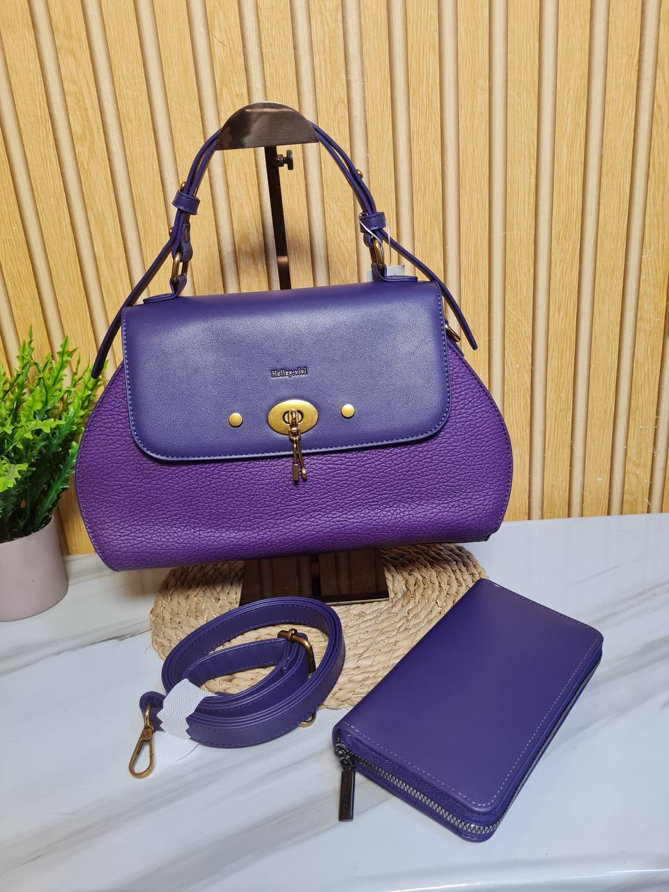 holly vivi 1026 bag - purple
