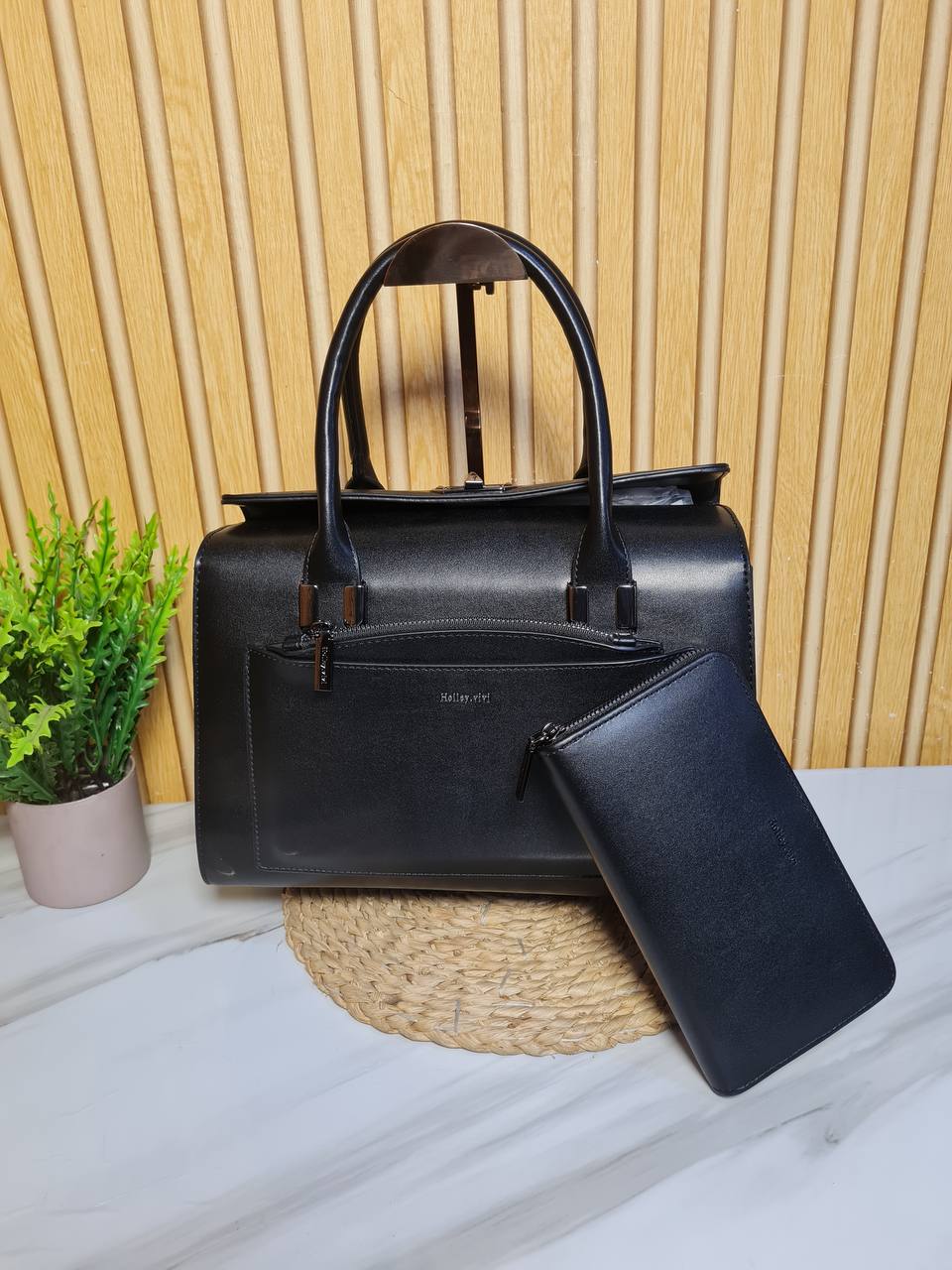 holly vivi handbag 1020 - black