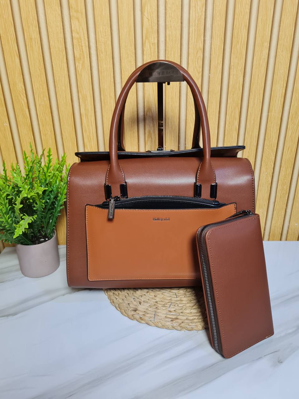 holly vivi handbag 1020 - coffee/brown