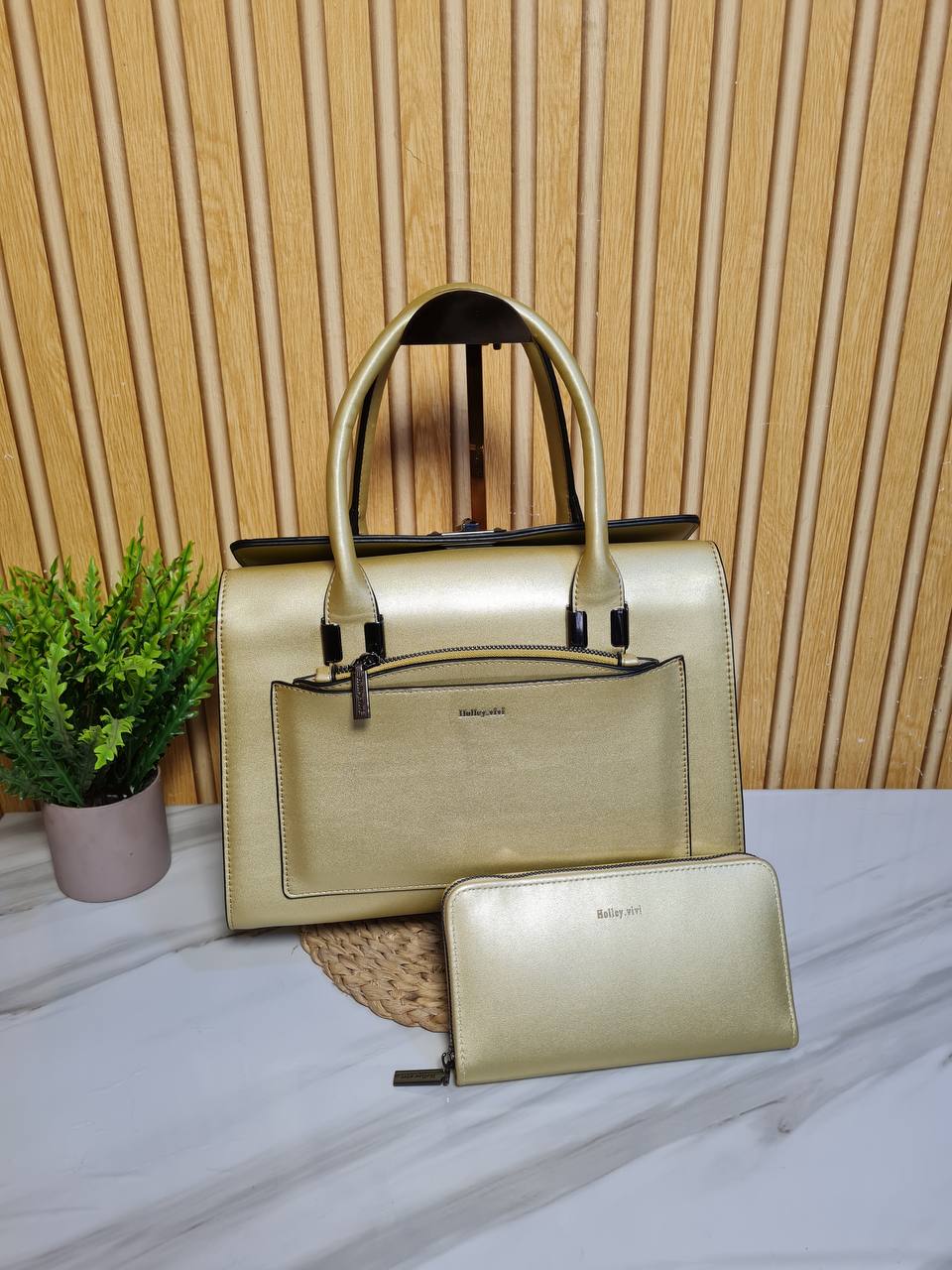holly vivi handbag 1020 - gold
