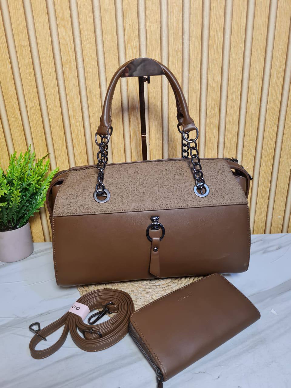 bagco handbag bx012507046 - coffee