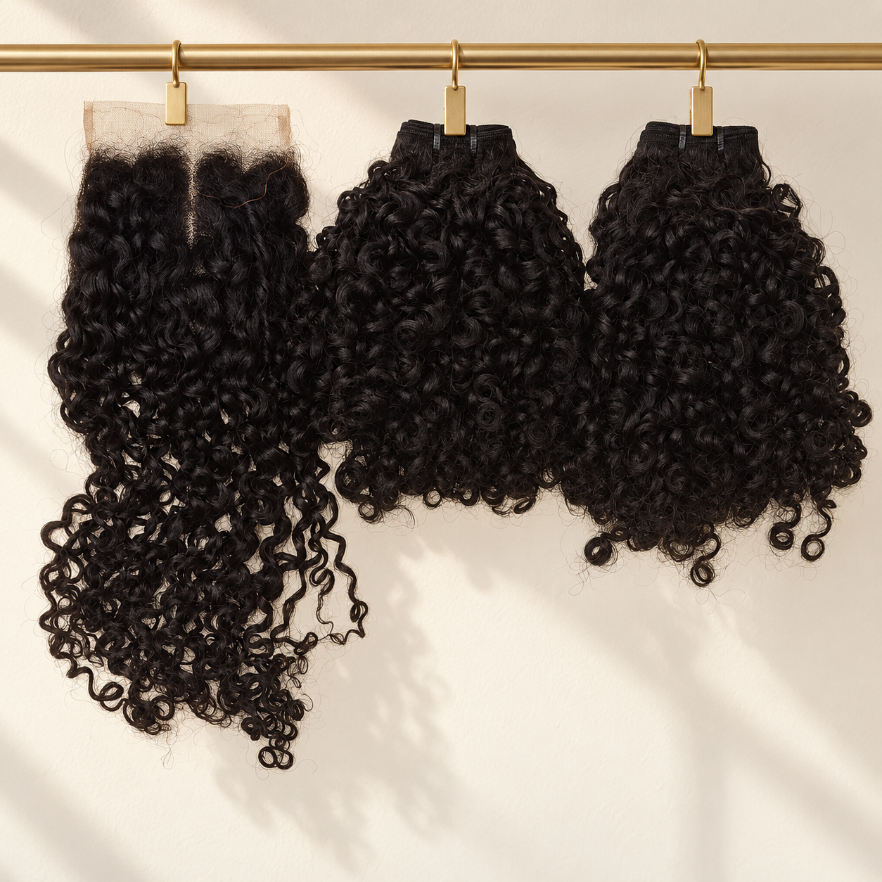 pixie curls 18 inches bundle with closure