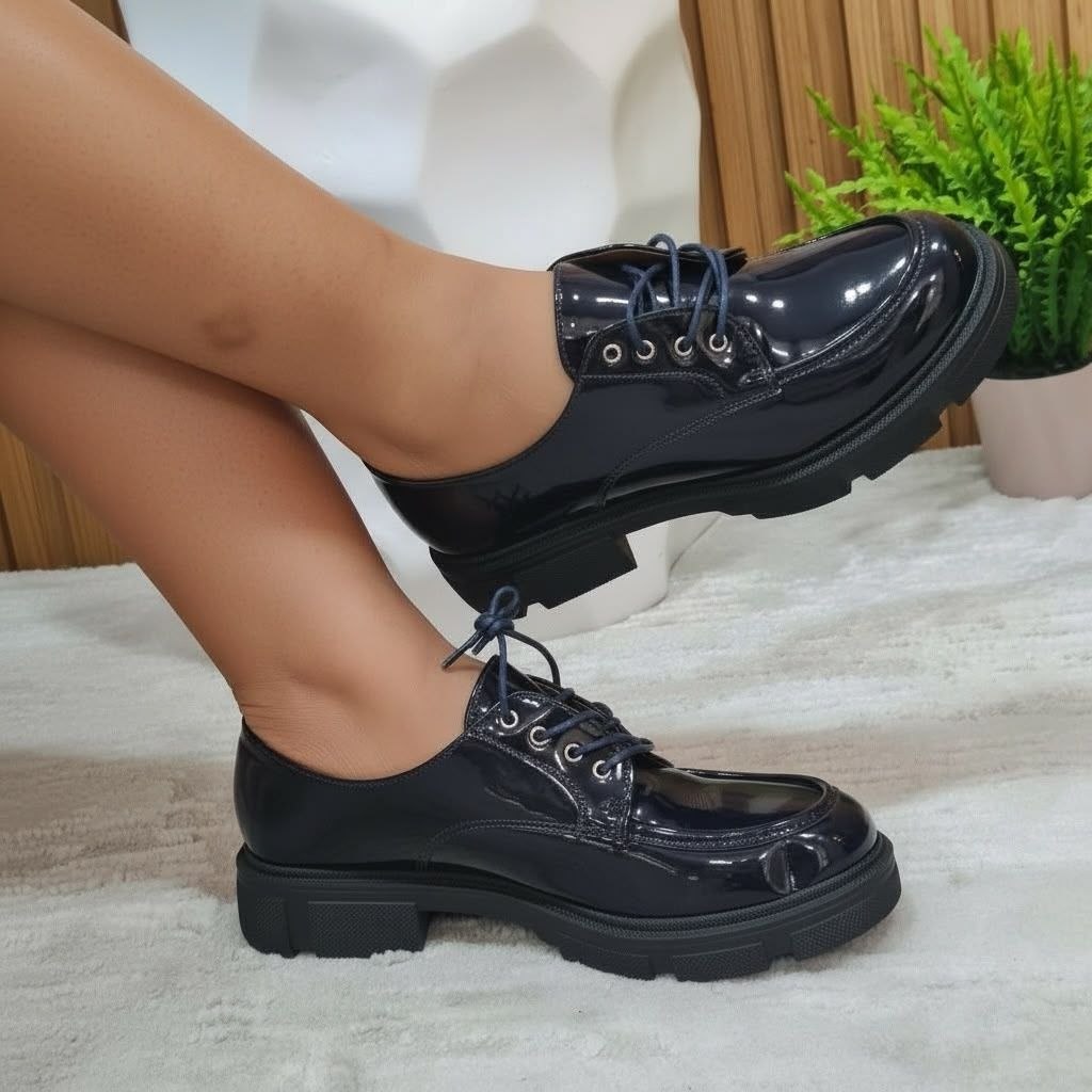 eternal love shoe with lace - black