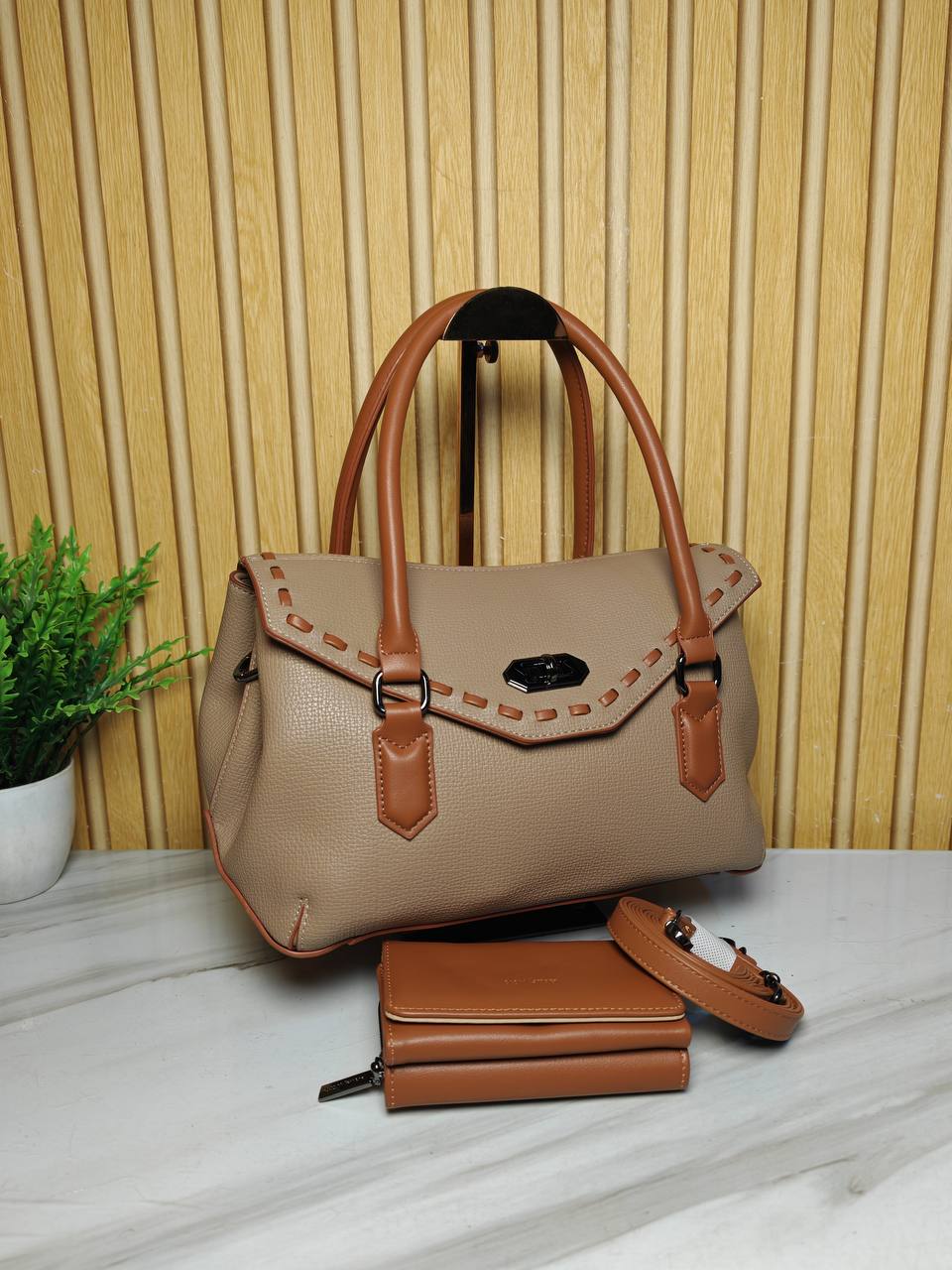 holly vivi handbag 1171 - nude