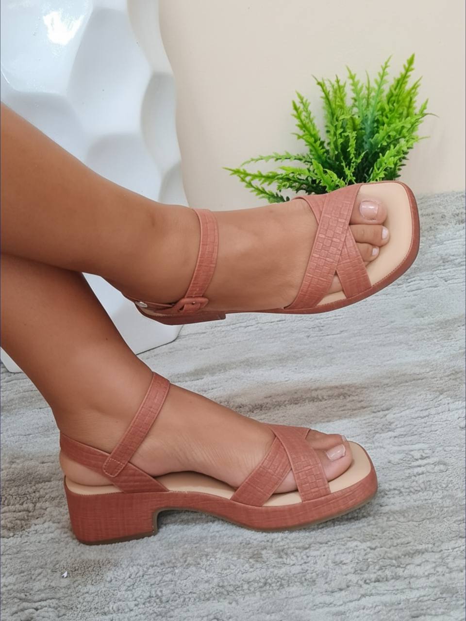 kemeth coie sandals - coffee
