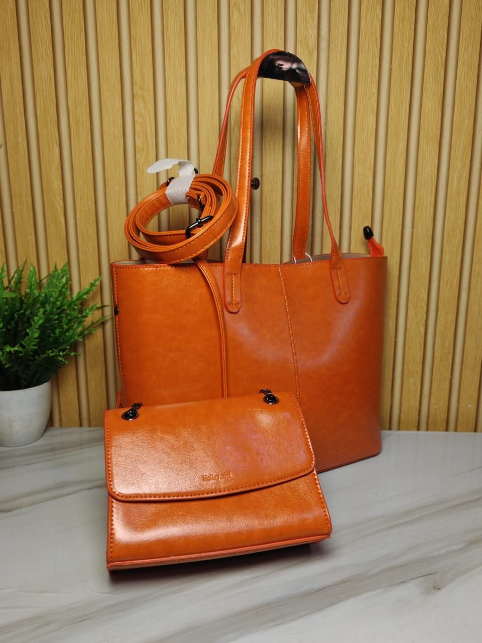 holly vivi handbag 1142 - tan brown - Thumbnail 2