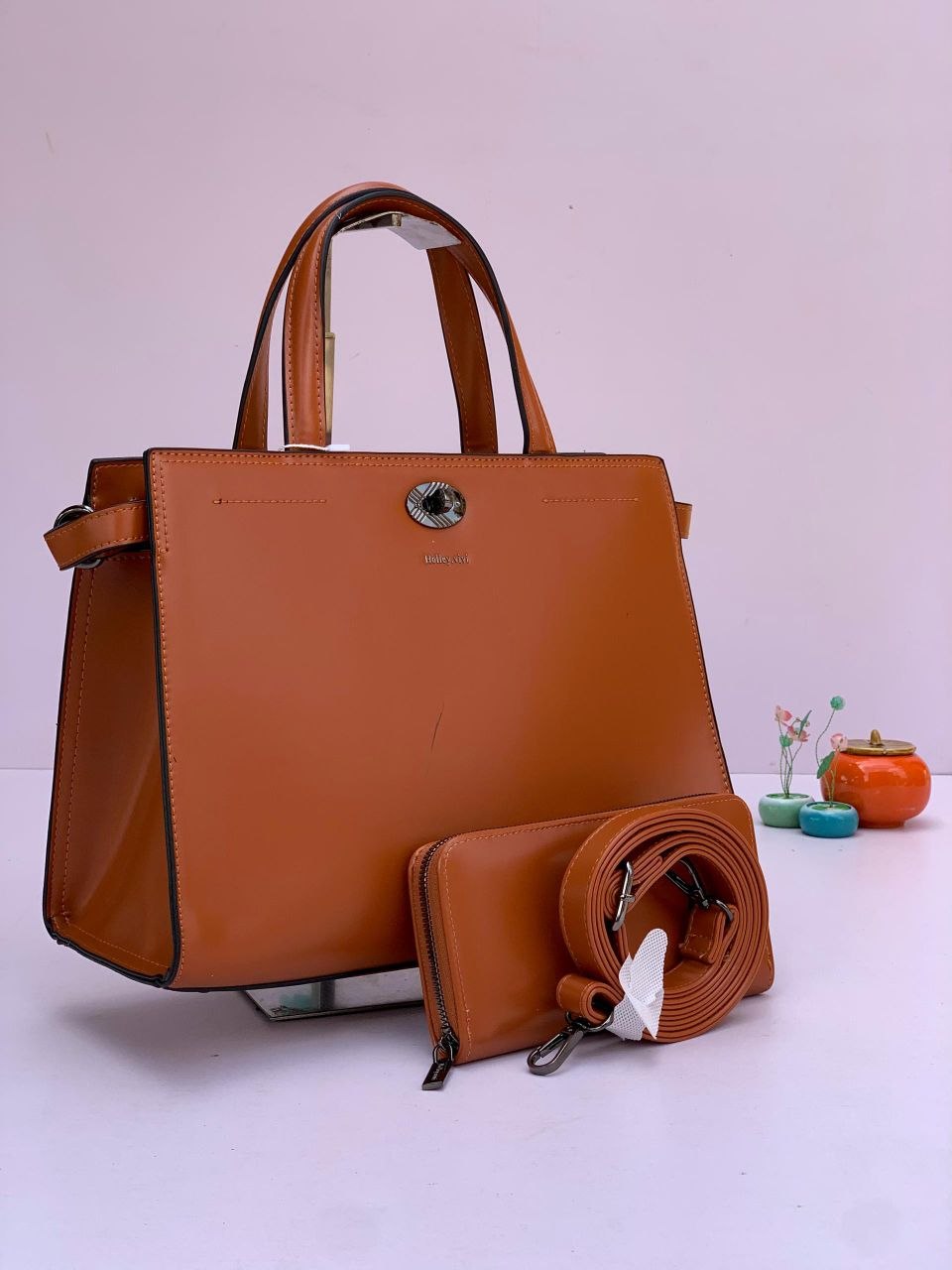 holly vivi handbag 1111 - light brown