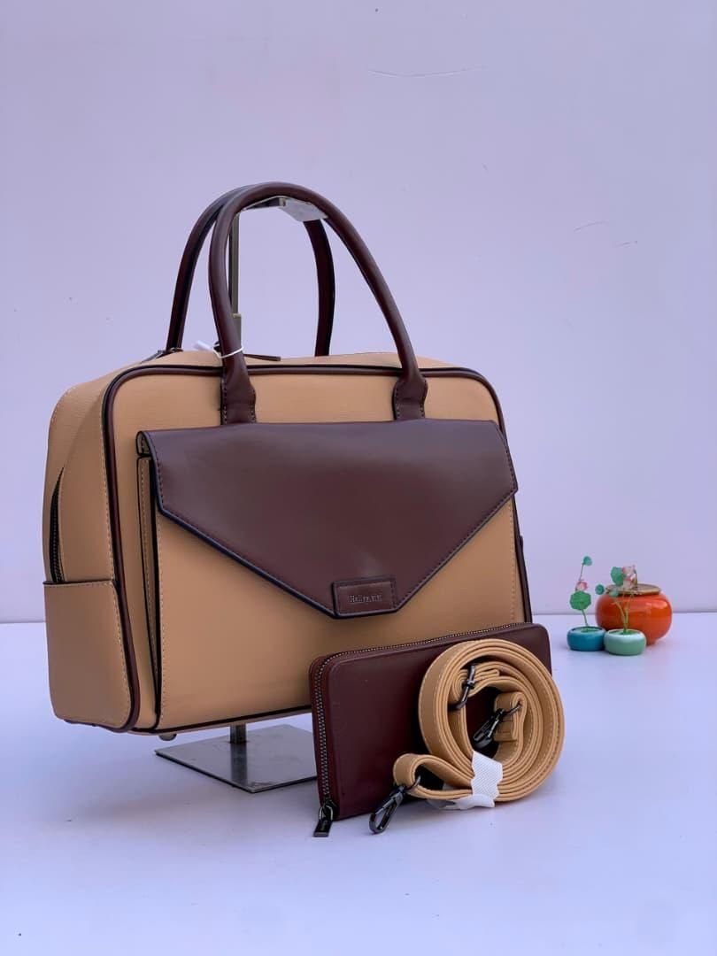 holly vivi handbag 1003 - nude/coffee