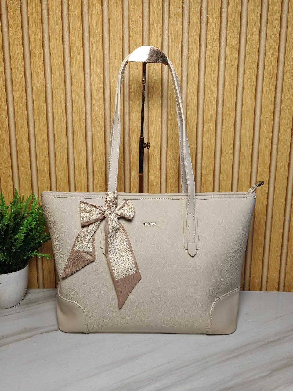 bagco handbag bx012511340 - cream