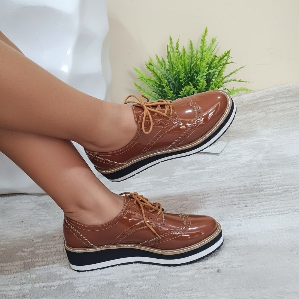 eternal love brogues - brown
