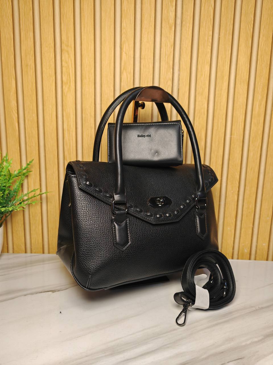 holly vivi handbag 1171 - black
