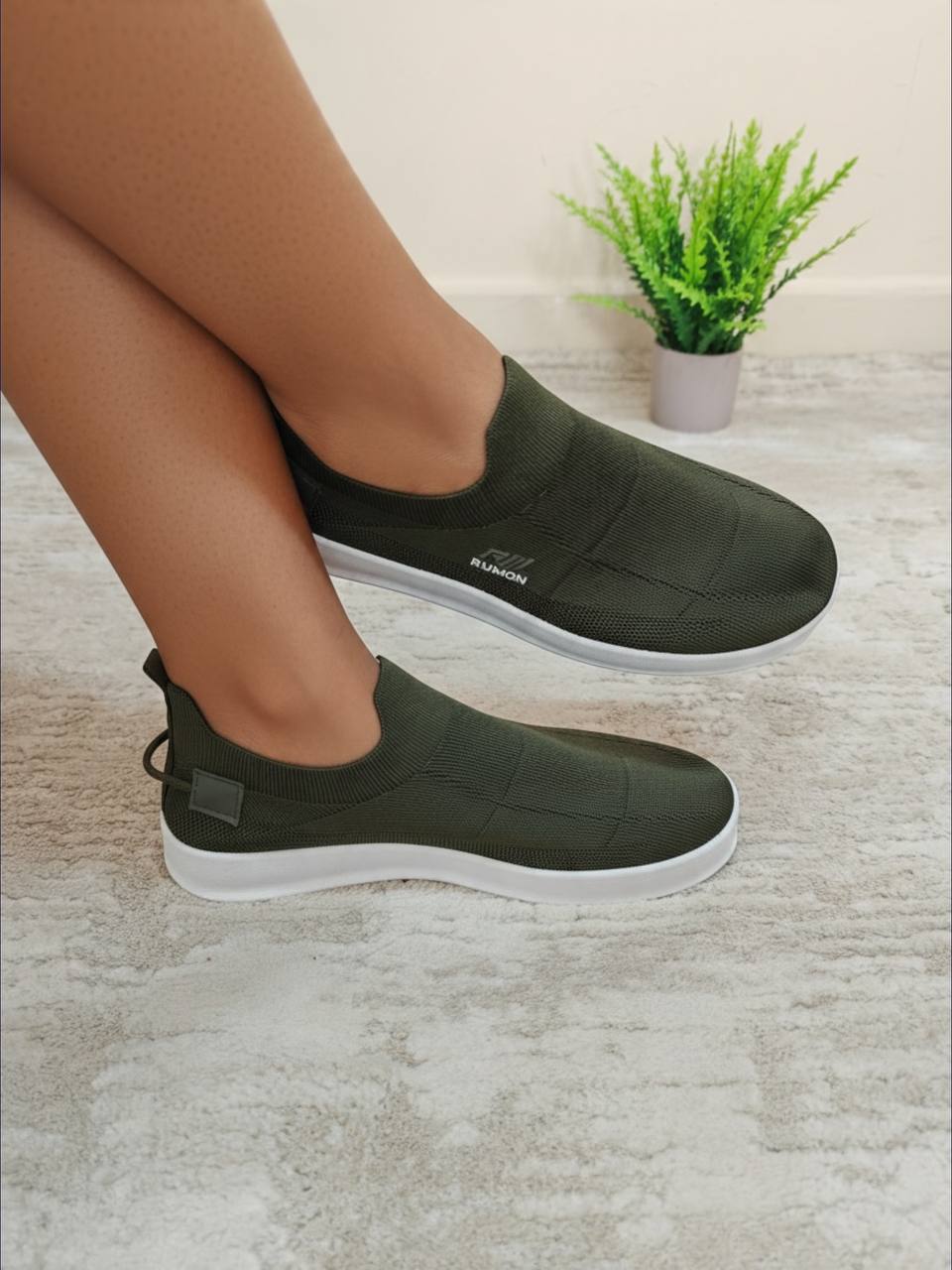 rumon sleek sneakers - green