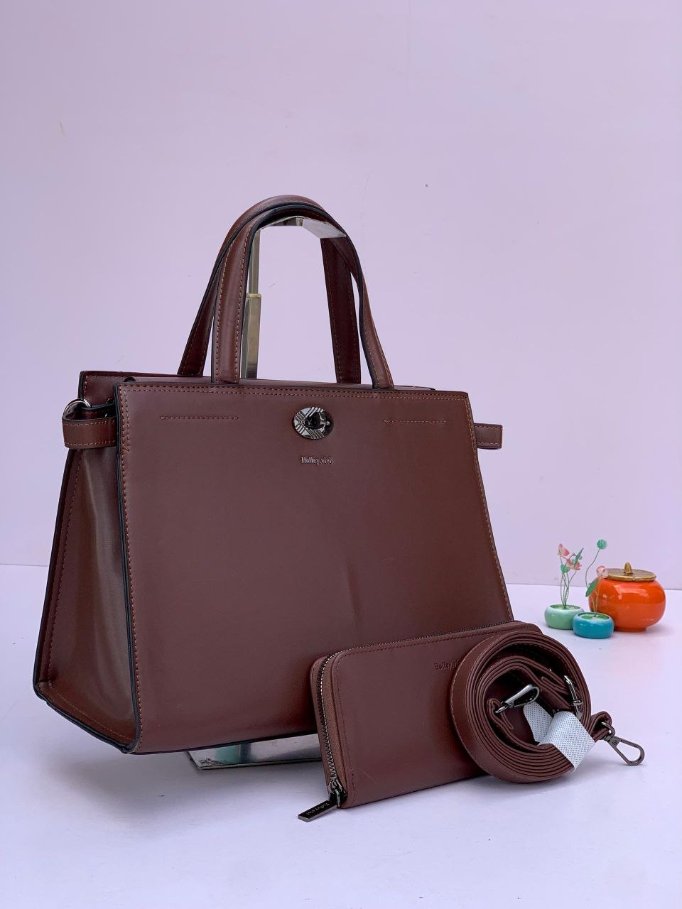 holly vivi handbag 1111 - coffee