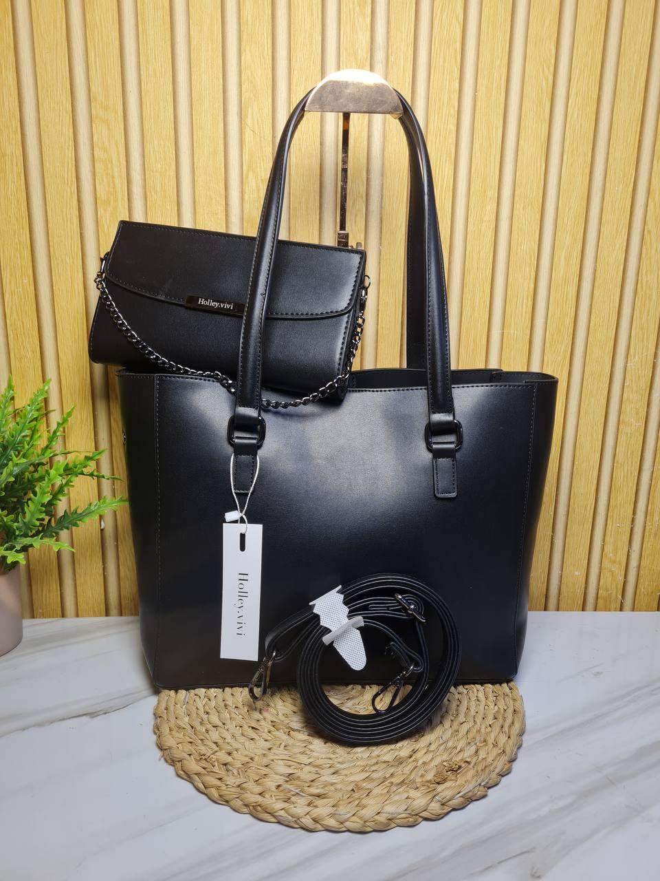 holly vivi handbag 1115 - black