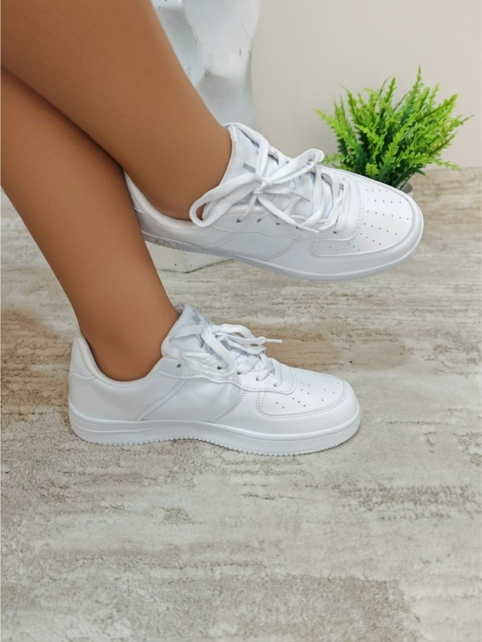 air sneakers - white