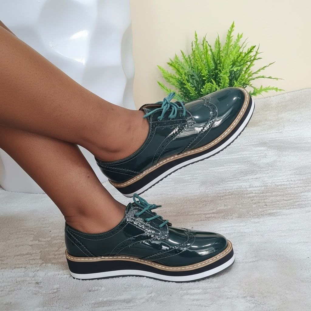 eternal love brogues - green