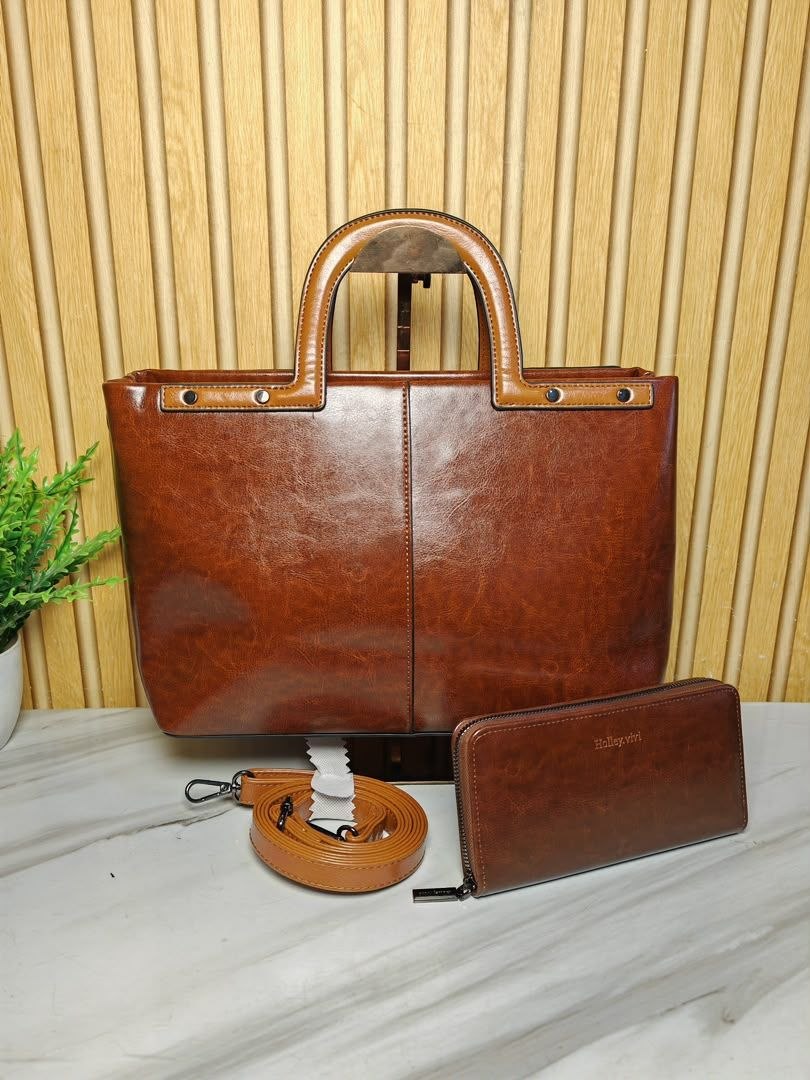 holly vivi handbag 1123 - coffee brown
