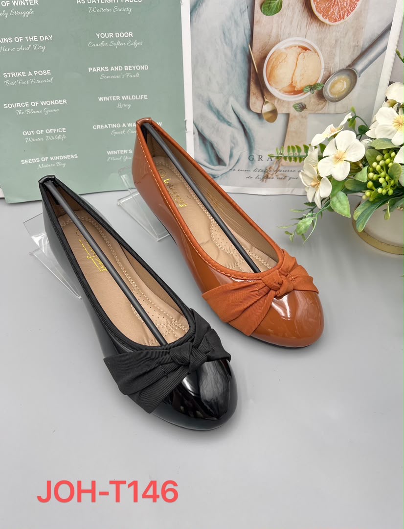 looking good flat shoe eb3 - brown