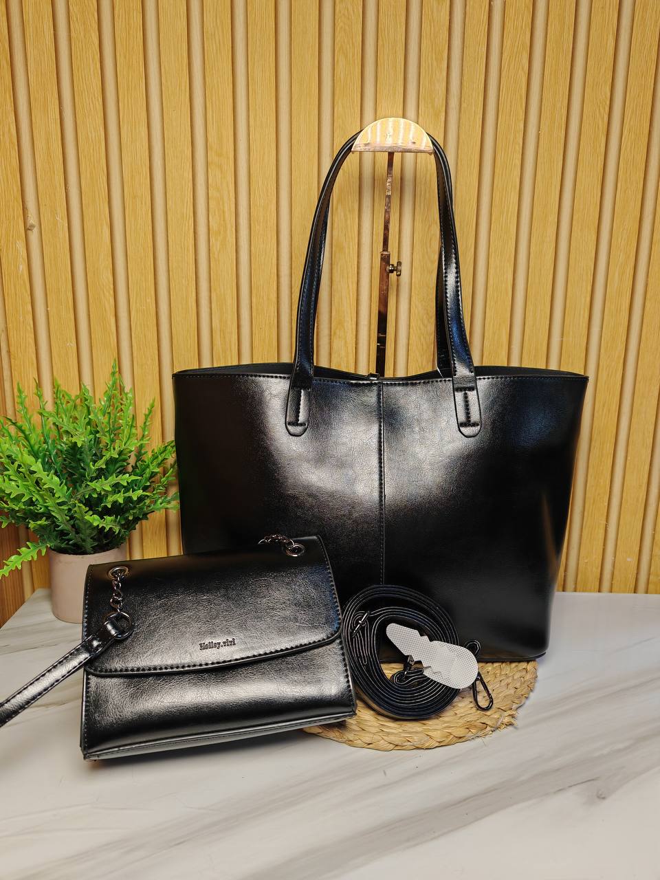 holly vivi handbag 1142 - black